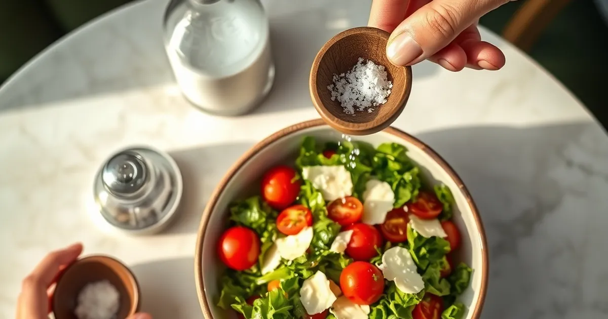 Does Salt Make a Café Salad Taste Sweeter Than Sugar