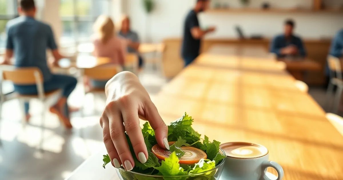 The 11 a.m. Café Crowd Orders Salads, Not Sandwiches