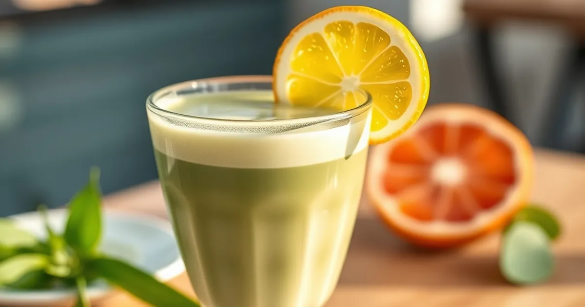 Your Matcha Latte Needs a Splash of Citrus